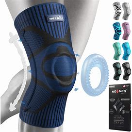 NEENCA Knee Brace For Knee Pain Relief, Medical Knee Support With Patella Pad & Side Stabilizers, Compression Knee Sleeve For Meniscus Tear, ACL,