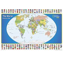 National Geographic Maps The World For Tubed Political Map | 24 H X 36 W In | Wayfair 4068232561Ed71f25cd89d8cdf4f42ba