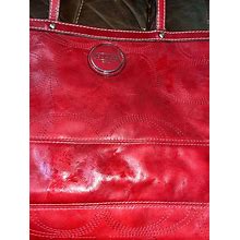 Coach Zip Top Tote Women's Handbag - Gold/1941 Red