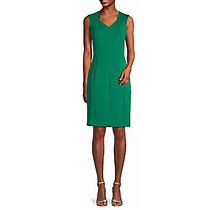 Calvin Klein Women's Sweetheart Sheath Dress - Meadow - Size 10