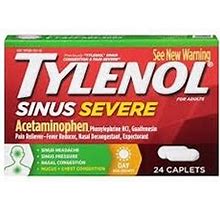 Cold And Sinus Relief Tylenol Sinus + Headache 325 Mg - 5 Mg