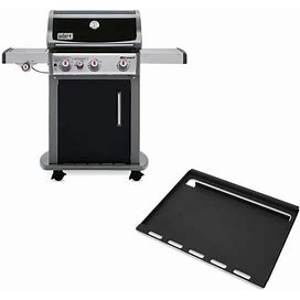 Spirit E-330 Liquid Propane Gas Grill Combo With Full Size Griddle
