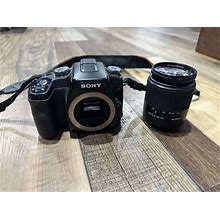 Sony Alpha A100 10.2MP Digital SLR Camera - Black (Kit W/ DT 18-70mm Lens)