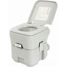 Sandinrayli Portable Toliet 5 Gallon Outdoor Camping Toilet Potty In Gray | 16.55 H X 13.8 W X 16.2 D In | Wayfair B09b604601de94f28cd40a077a16c8e8