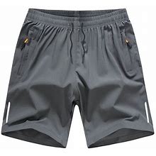 Lisingtool Gym Shorts For Men Casual Jogging Cotton Men's Summer Shorts Shorts Vintage Sports Men's Shorts Mens Shorts Grey