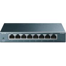 TP-Link 8 Port Gigabit Ethernet Network Switch | Ethernet Splitter | Sturdy Metal W/ Shielded Ports | Plug-And-Play | Traffic Optimization |