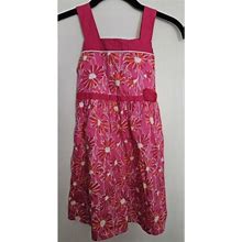 George Dresses | George Pink Floral Print Cotton Sundress Girls Size 7 | Color: Pink | Size: 7G