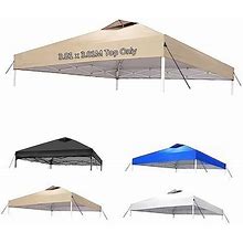 10X10 Canopy Replacement Top Cover,Pop Up Canopy Tent Top only-301301cm Beige
