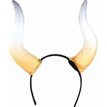 Binaryabc Halloween Large Bull Horns Costume Headband,Halloween Goat Horns Cosplay Costume Accessory,Halloween Party Favor