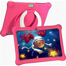 SGIN Android 12 Kids Tablet, 2GB+64GB Tablets For Kids, 10 Inch Kids Tablet With Case, Dual Camera, Wifi, Parental Control APP, Educational Games, Iw
