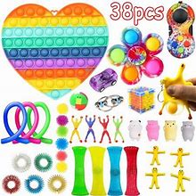 Fidget Toys Fidget Toy Pack Set Fidgets Toy Sets Packs Sensory Fidget And Squeeze Widget For Relaxing Therapy ADHD Stress Relief For Press Type Toys K