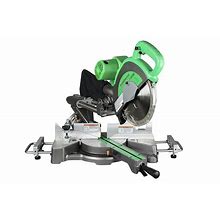 Metabo HPT 10-Inch Sliding Compound Miter Saw, Double-Bevel, Electronic Speed Control, 12 Amp Motor, Electric Brake, 5-Year Warranty (C10FSBS)