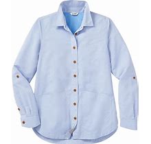 Women's Plus Heirloom Gardening Shirt - Blue 1X - Duluth Trading Company