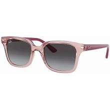 Ray Ban Jr Sunglasses RJ9071S 70678G Transparent Pink 48mm Unisex Plastic Pink
