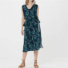 Denim&Co Dresses | Denim & Co Beach Woven Sleeveless Midi Cover-Up Dress 9315 | Color: Green | Size: M