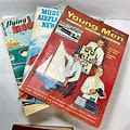 Hand Crafted Office | Vintage Lot Of Model Airplane Hobby Magazines From The 1950S | Color: Red | Size: Os