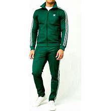Lg Adidas Originals Men's Beckenbauer Tracksuit Jacket & Pants Green