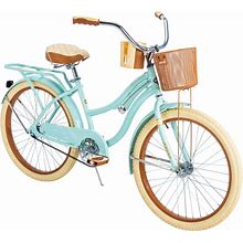 24" Nel Lusso Girls' Cruiser Bike, Mint Green