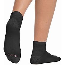 Hanes Womens Cushioned Ankle Comfort Toe Seam Socks