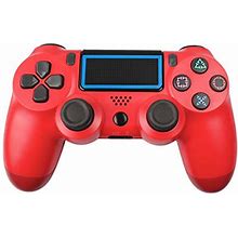 TURPOW PS4 Controller Wireless Gamepad For Playstation 4/Pro/Slim/PC/Smart TV And Laptop - Red