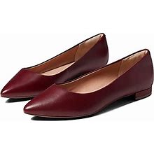 Total Motion Adelyn Ballet Flat (Tawny Port Leather) Womens Shoes