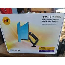 North Bayou Dual Monitor Mount LCD LED Monitor Desk Mount Stand Open Box