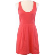 J. Crew Factory Dresses | J. Crew Coral Double-Knit Racerback A-Line Dress | Color: Orange | Size: 2