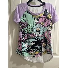 Marvel Pajamas | Marvel Pastel Night Shirt Youth Girls Sz 8 | Color: Pink/Purple | Size: 8