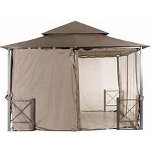 12'X12' Harbor Gazebo Canopy Top Replacement Only Outdoor Cover Only