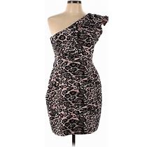 Parker Cocktail Dress: Black Leopard Print Dresses - Women's Size 12