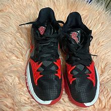 Nike Shoes | - Nike Kyrie 4 Low Tb Black University Red 2021 Size 6.5 | Color: Black/Red | Size: 6.5Bb