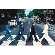 Trends International Beatles-Abbey Road Wall Poster, 22.375" X 34", Unframed Version, Bedroom