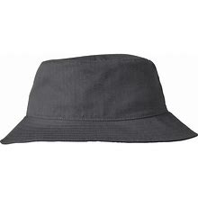 Big Accessories BA642 Lariat Bucket Hat CHARCOAL One Size
