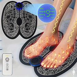 USB Rechargeable Foot Massager Mat - Relax And Rejuvenate Your Feet With Leg Circulation And Massage - Perfect Gift For Parents, Wife, And Husband