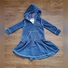 Gap Baby 3Y Blue Hoodie Dress - Kids | Color: Blue | Size: 3T