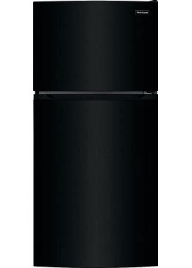 Frigidaire - 13.9 Cu. Ft. Top-Freezer Refrigerator - Black