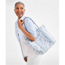 Style & Co Whip-Stitch Printed Medium Tote Bag, Created For Macy's - Shannon Floral