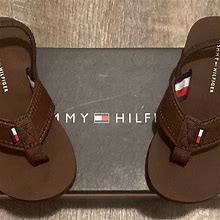 Tommy Hilfiger Sandals - New Kids | Color: Brown | Size: 8