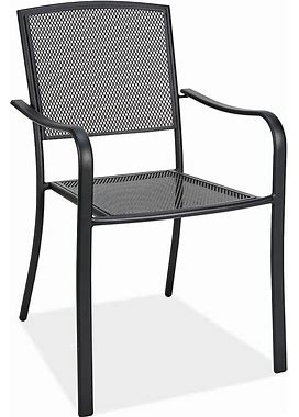 Set Of 4 Caf Stacking Chairs, Black - ULINE - H-7237