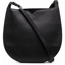 Valextra - Rounded Leather Crossbody Bag - Women - Calf Leather - One Size - Black