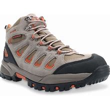 Propet Extra Wide Width Pro Ridge Walker Hiking Boot | Men's | Grey/Orange | Size 11.5 | Boots | Hiking | Lace-Up