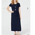 J. Jill Dresses | J.Jill Scoop-Neck Black Knit Maxi Dress | Color: Black | Size: Xs