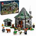 LEGO Harry Potter Hagrids Hut: An Unexpected Visit, Harry Potter Toy With 7 Characters And A Dragon For Magical Role Play, Buildable House Toy,