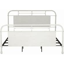 Vintage Series Metal Bed In Antique White By Liberty Furniture