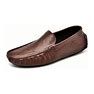 Lightweight Spring/Summer & Spring/Fall Daily & Casual Loafers, Men's Solid Pu Leather Slip On Comfy Walking Driving,Light Brown,New Product,Temu