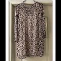 Abercrombie & Fitch Dresses | Abercrombie Fitch Floral Mini Dress Long Sleeve Lined Babydoll Size Xs Pre-Owned | Color: Pink/White | Size: Xs