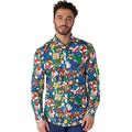 Men's Opposuits Super Mario Modern-Fit Dress Shirt, Size: XL, Multicolor