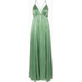 ZIMMERMANN - Silk-Satin Maxi Dress - Women - Polyester/Silk - 3 - Green