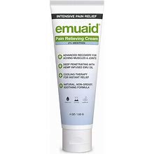 EMUAID Pain Relieving Cream 4Oz - Relief For Aching Muscles, Shoulder, Neck Join