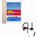 Apple iPad Air 2 Gold 128Gb Wi-Fi Only Open Box + Dr.Dre Beats With 1 Year Warranty